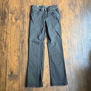 Aura Find Your Aura Jeans dark gray wash size 8. 33” inseam (E3)